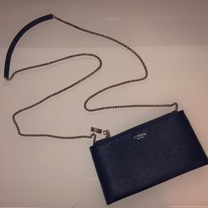 Navy Blue Clutch/ crossbody